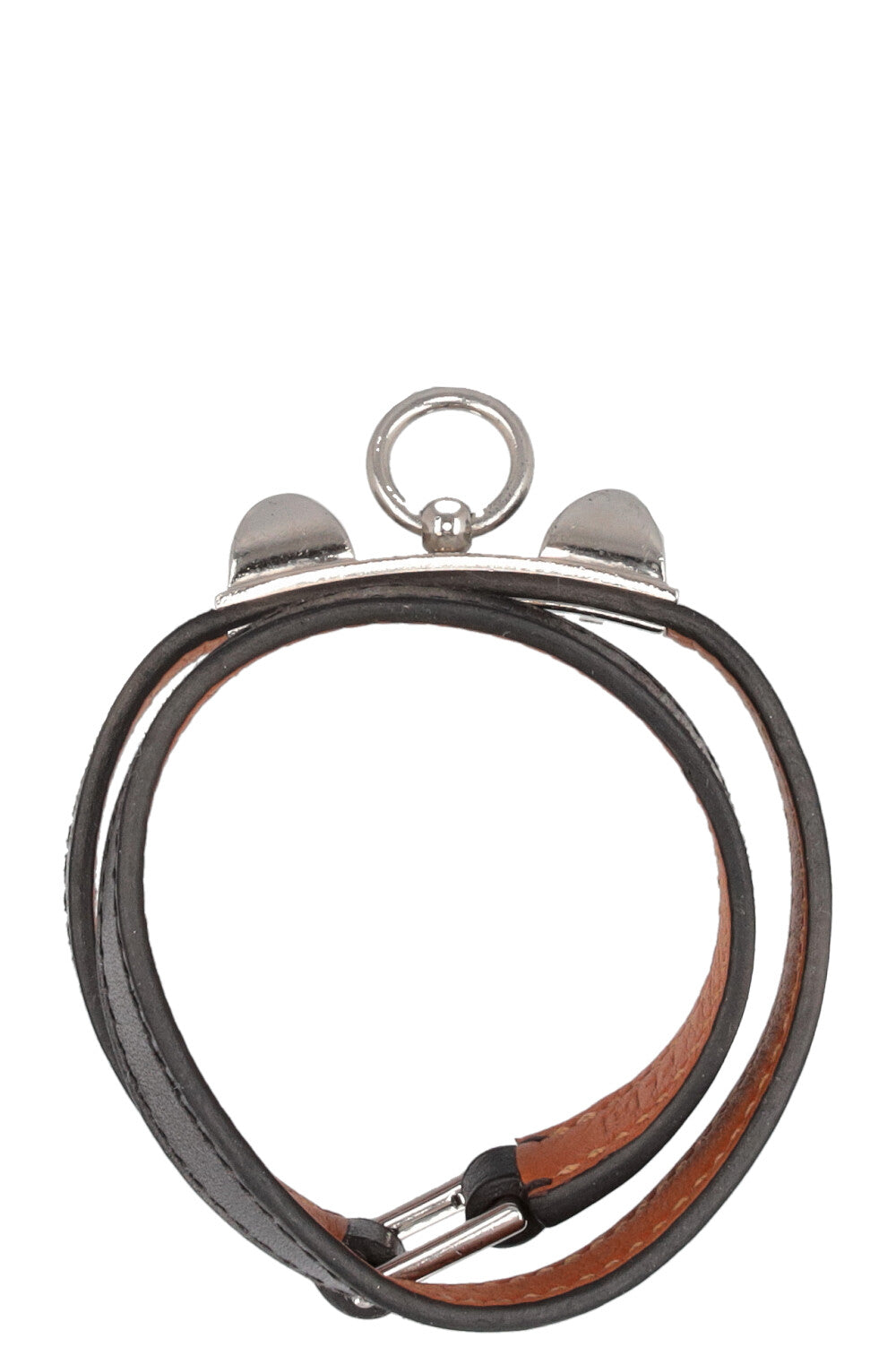HERMÈS Rivale Double Tour Bracelet Black