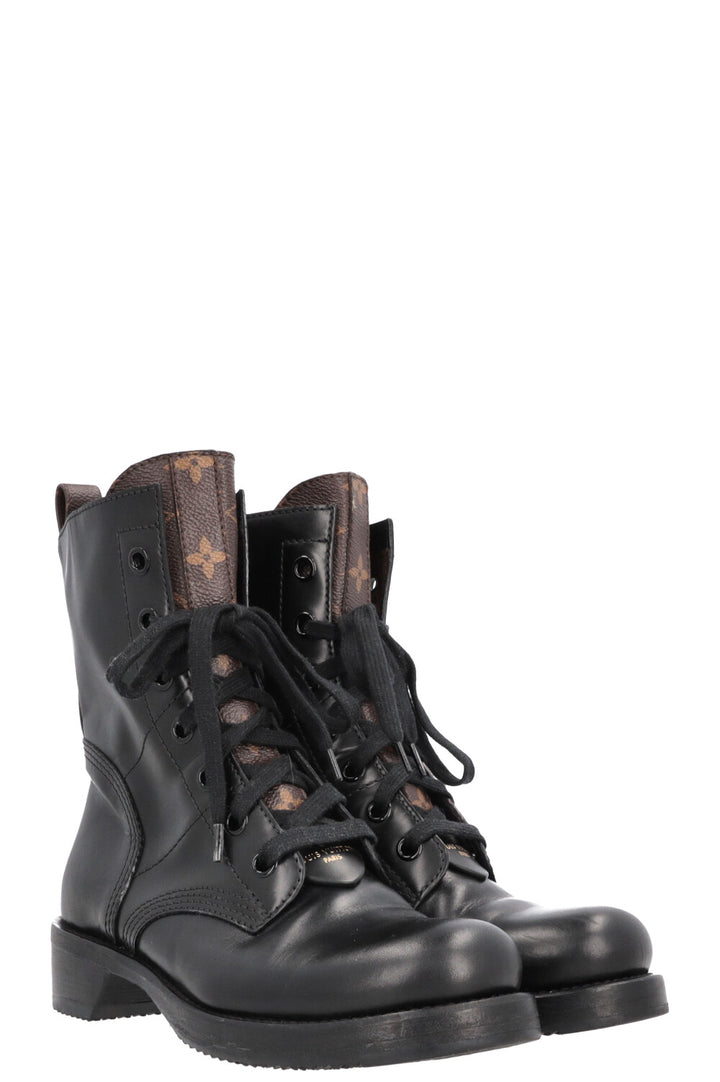 LOUIS VUITTON Metropolis Ranger Boots MNG Black