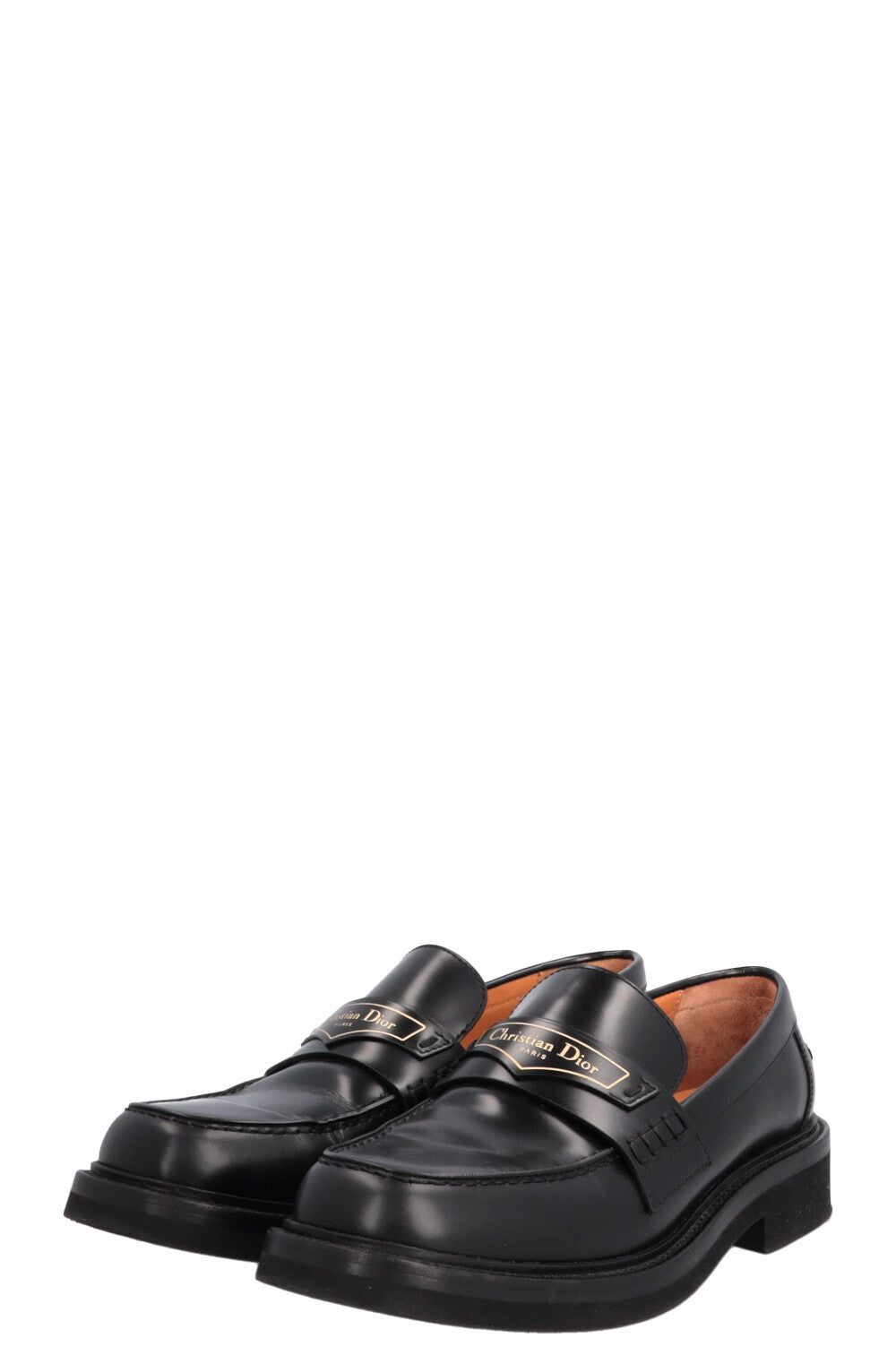 Mocassins CHRISTIAN DIOR Code Logo Noirs