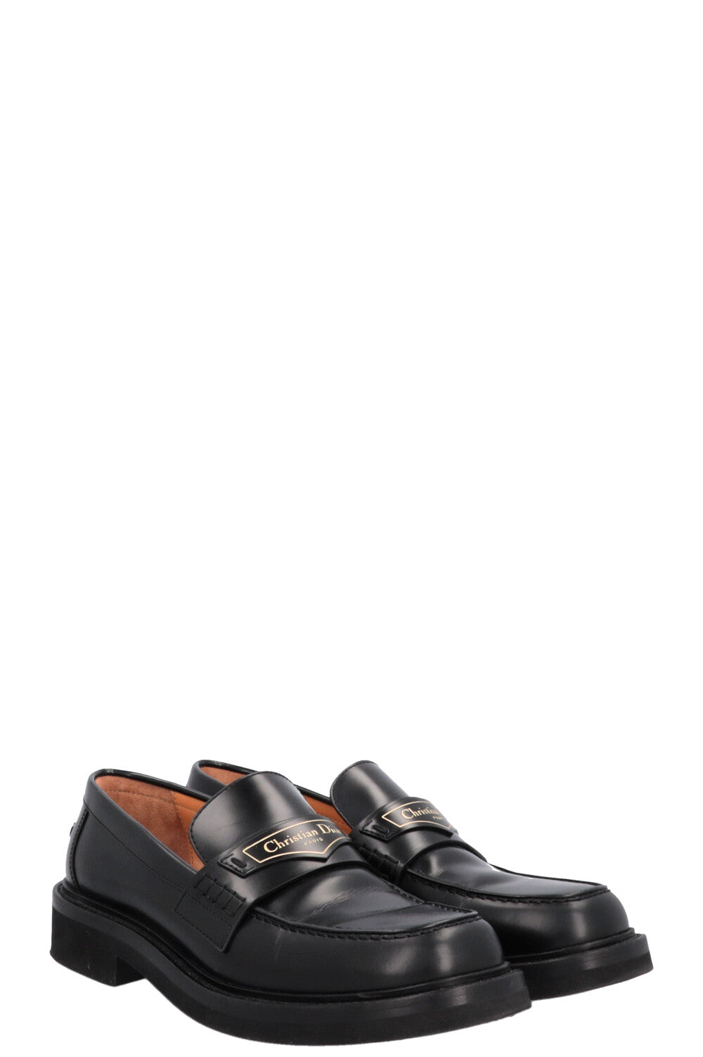 Mocassins CHRISTIAN DIOR Code Logo Noirs