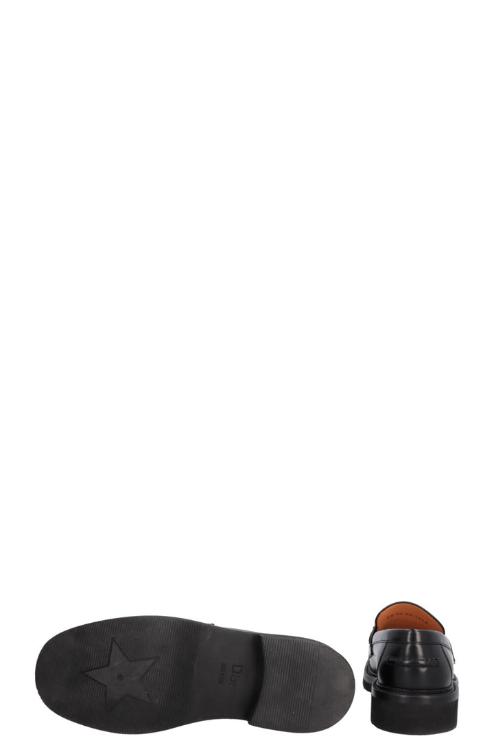 Mocassins CHRISTIAN DIOR Code Logo Noirs