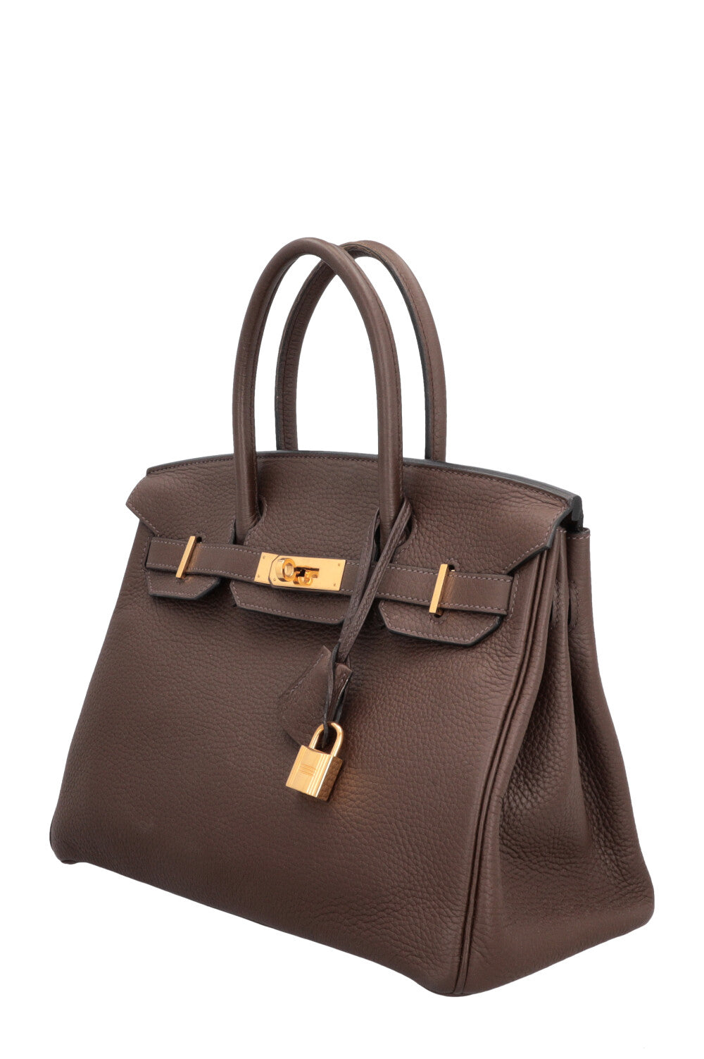 HERMÈS Birkin Retourne 30 Clemence Chocolat
