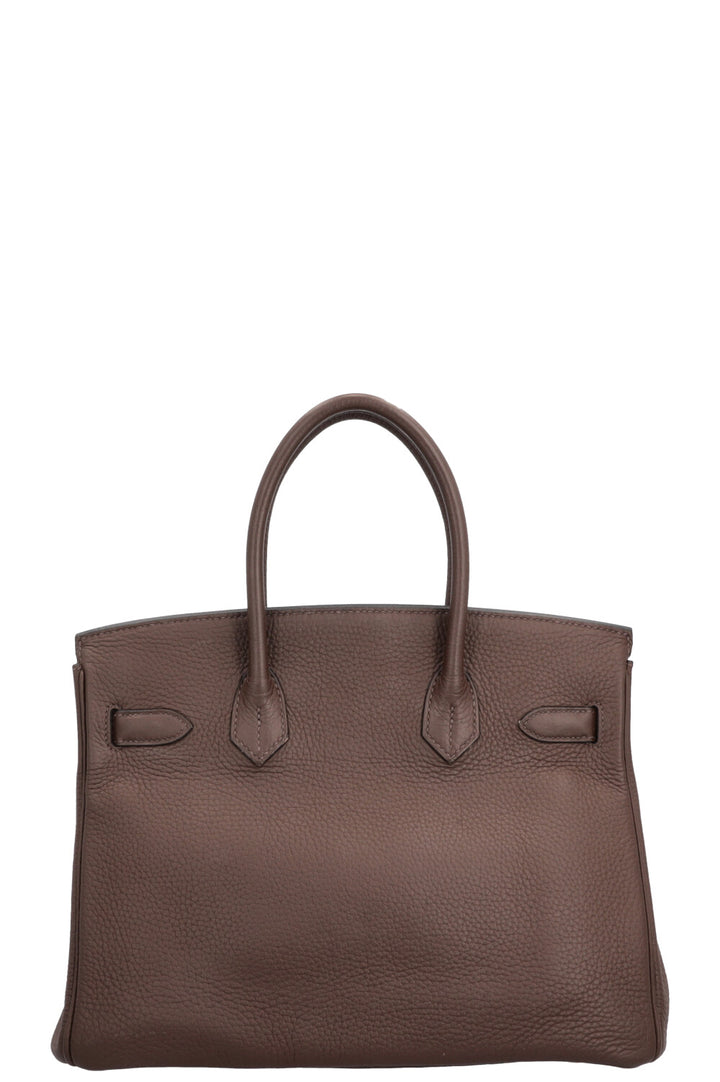 HERMÈS Birkin Retourne 30 Clemence Chocolat