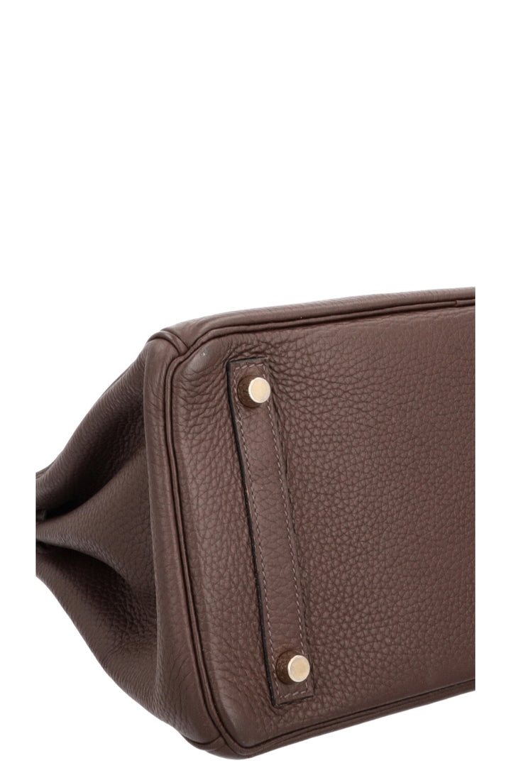 HERMÈS Birkin Retourne 30 Clemence Chocolat