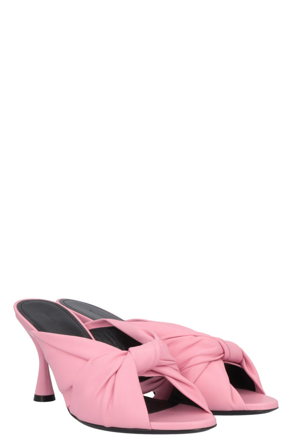 BALENCIAGA Drapy 80 Mules Pink