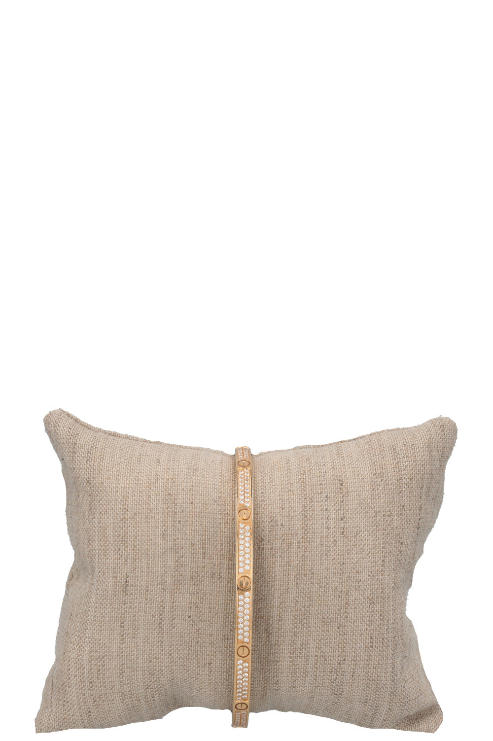 Bracelet Love CARTIER en or et petits diamants