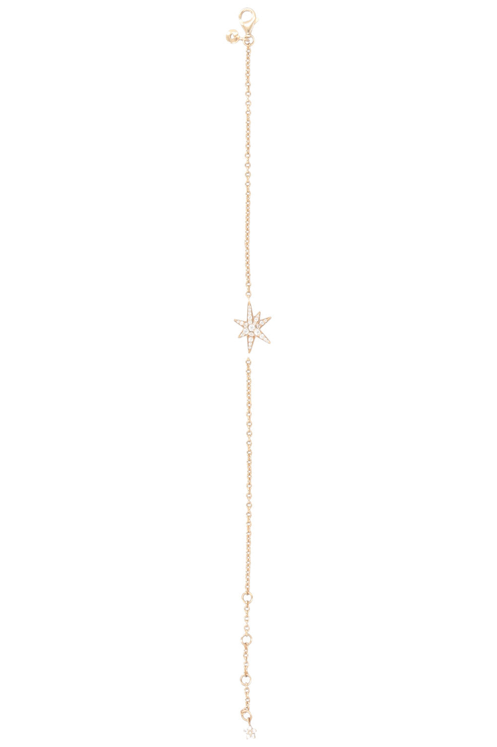 Bracelet Funky Star OLE LYNGGARD en or 18 carats et diamants