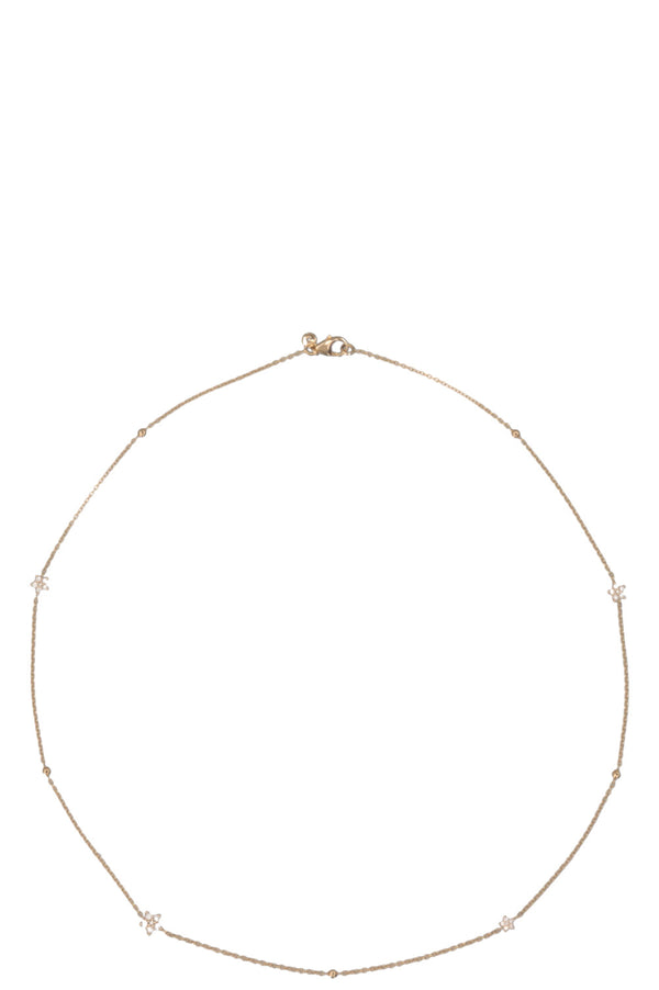 OLE LYNGGARD Shooting Stars Necklace 18k Gold Diamonds