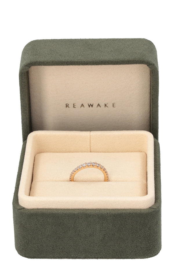 OLE LYNGGAARD Love Bands Ring Rose Gold Diamonds