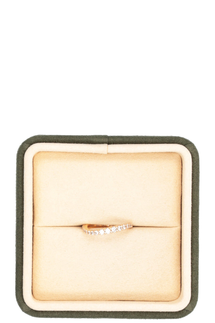 OLE LYNGGAARD Love Bands Ring Rosegold Diamonds