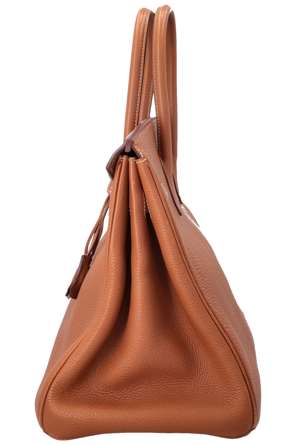 HERMÈS Birkin 35 Retourne Clemence Gold