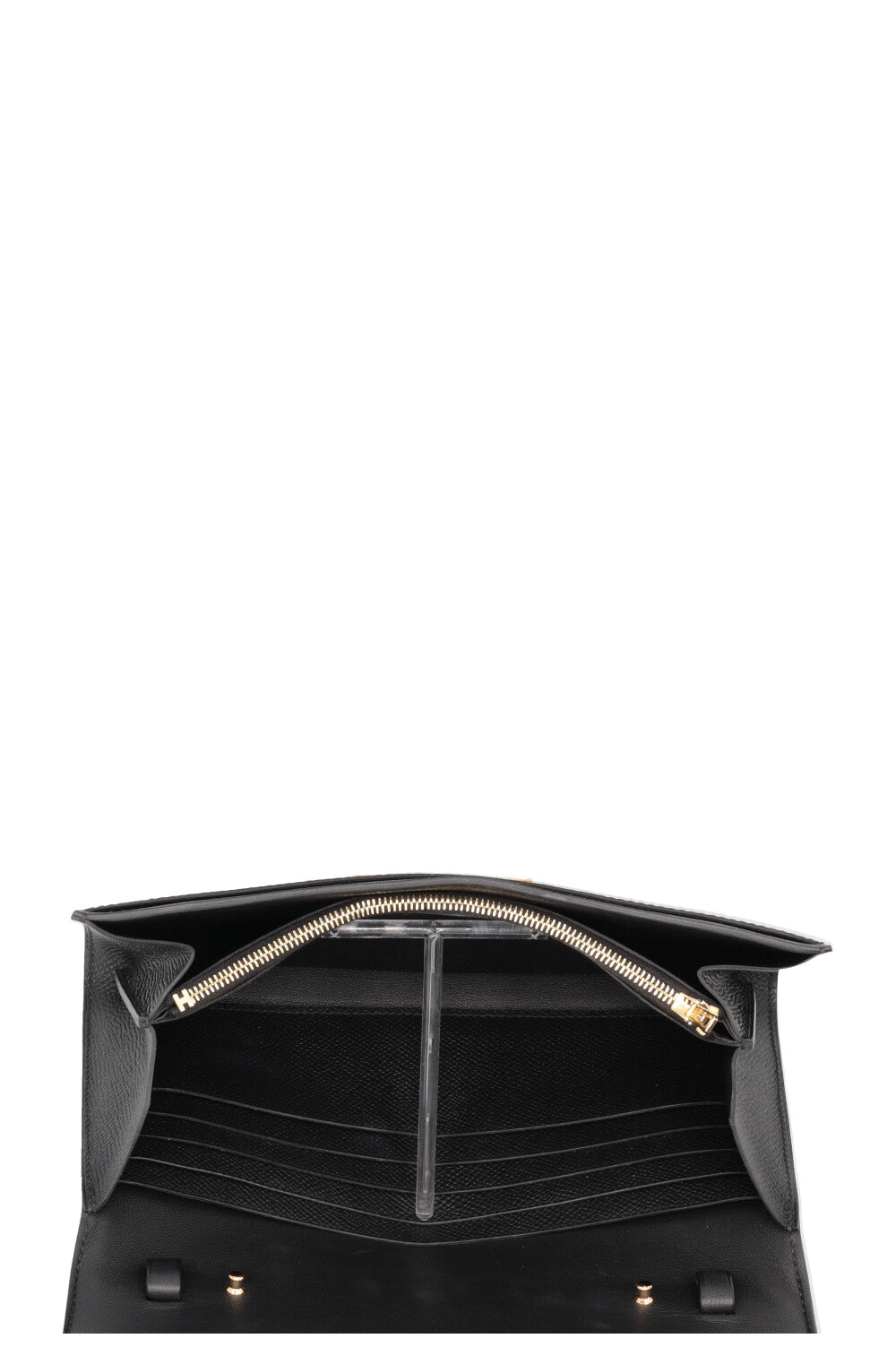 HERMÈS Constance Wallet To Go Epsom Noir