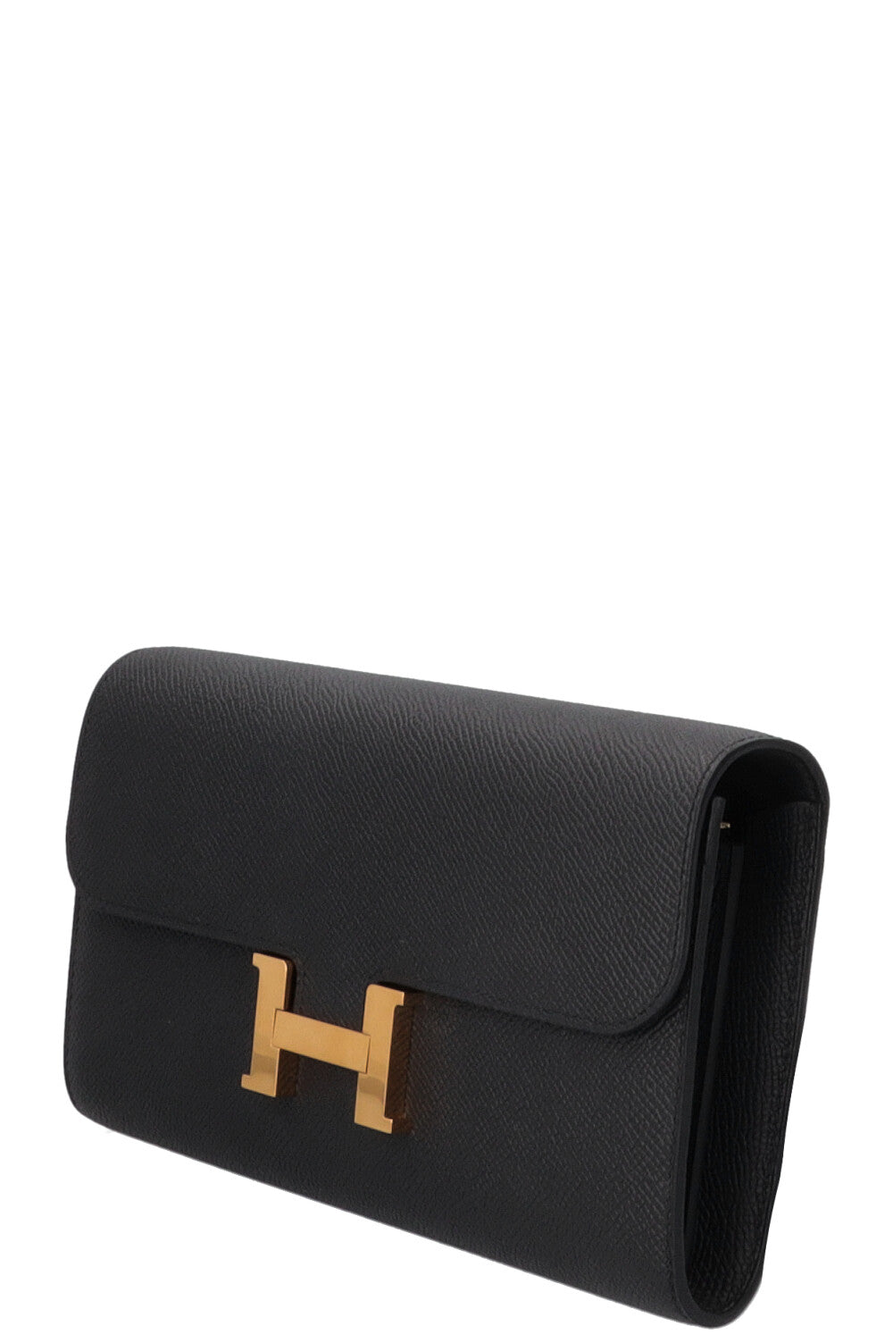 HERMÈS Constance Wallet To Go Epsom Noir