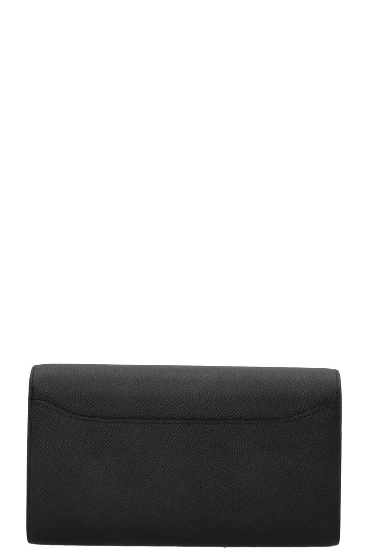 HERMÈS Constance Wallet To Go Epsom Noir