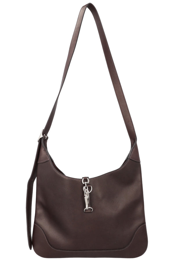 HERMÈS Trim Duo 29 Bag Chocolat Evergrain