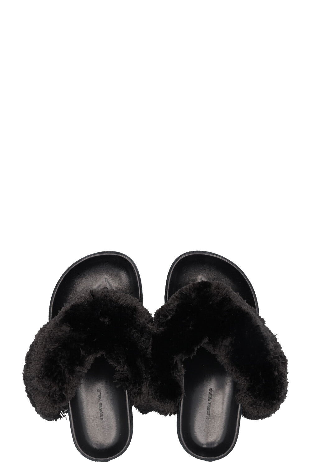 【PHOEBE PHILO】Frizz Flip Flop フリンジ トングサンダル PHOEBE PHILO | FRIZZ FLIP FLOP | BLACK SUEDE
