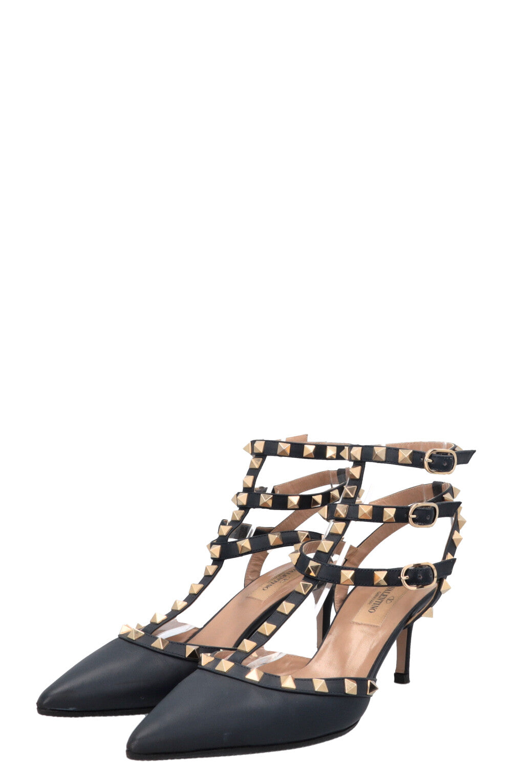 Escarpins VALENTINO Rockstud bleu marine