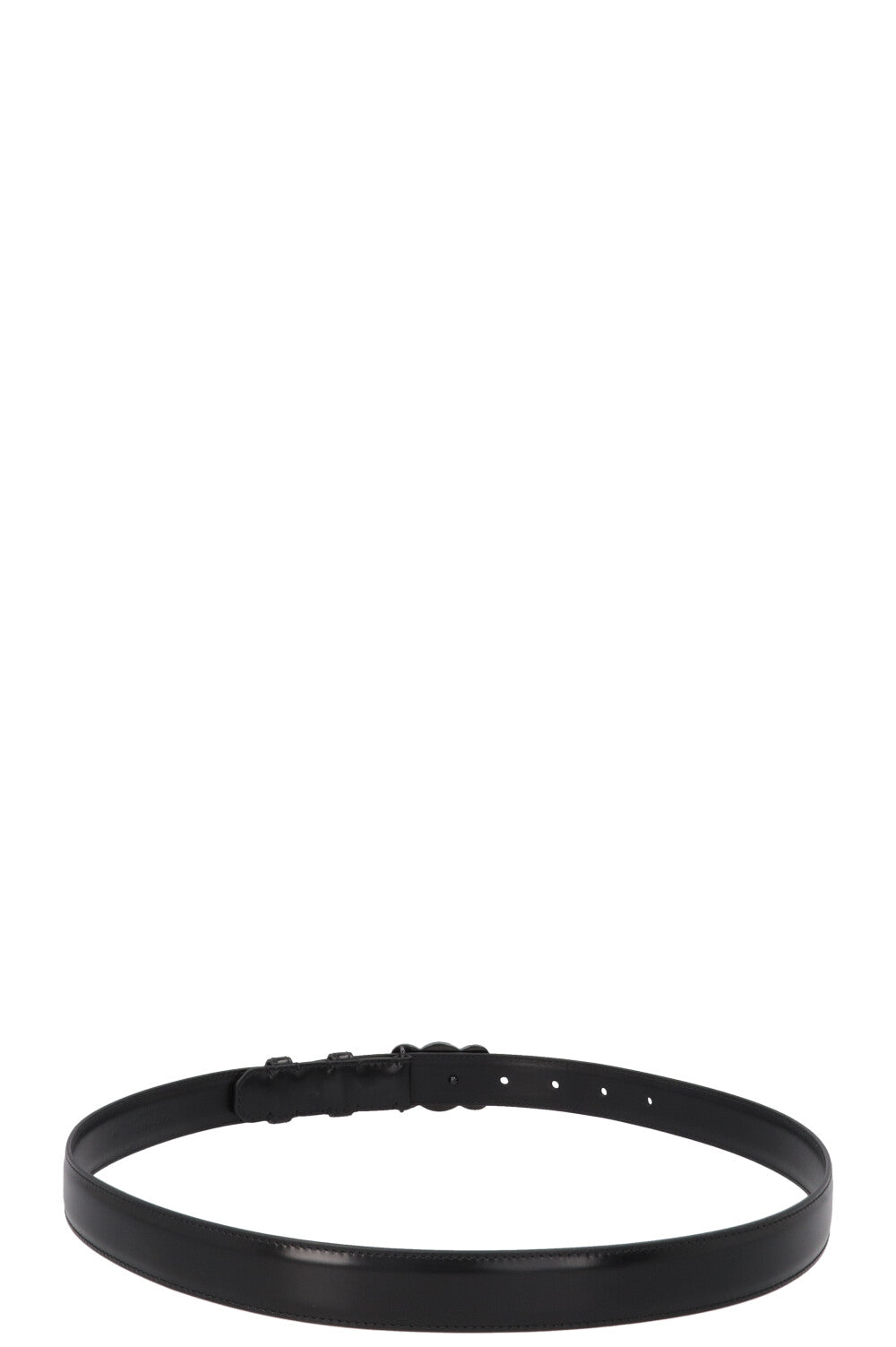 CELINE Triomphe Belt All Black