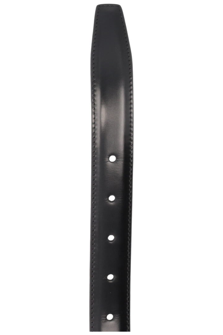 CELINE Triomphe Belt All Black