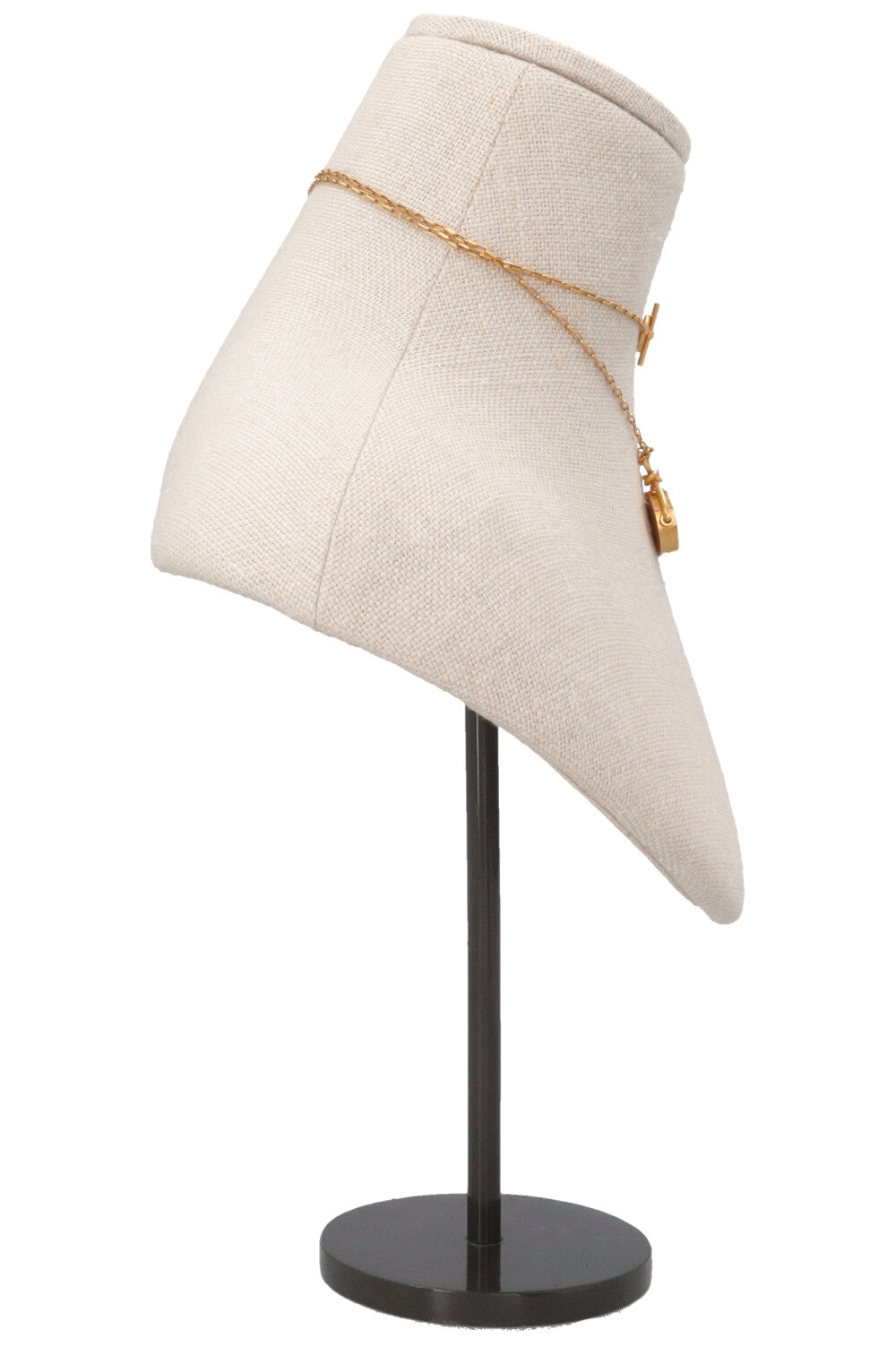 CELINE Knot Disc Pendant Necklace Glod