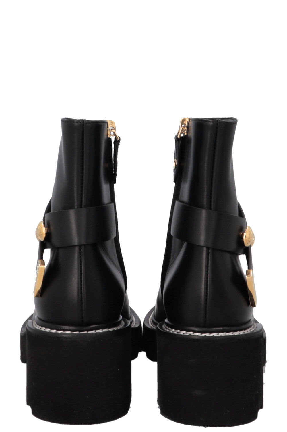 LOUIS VUITTON Beaubourg Ankle Boots Black