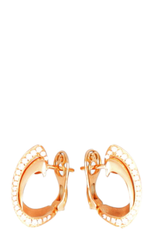 C&amp;C GIOIELLI Orecchini Earrings Diamonds 18k rose gold