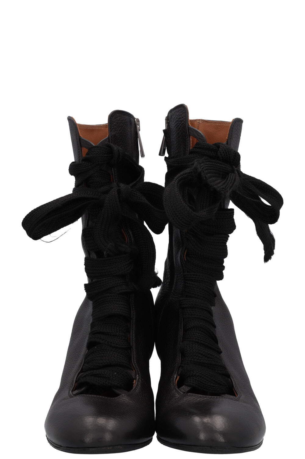 CHLOÉ Harper Lace Up Boots Black