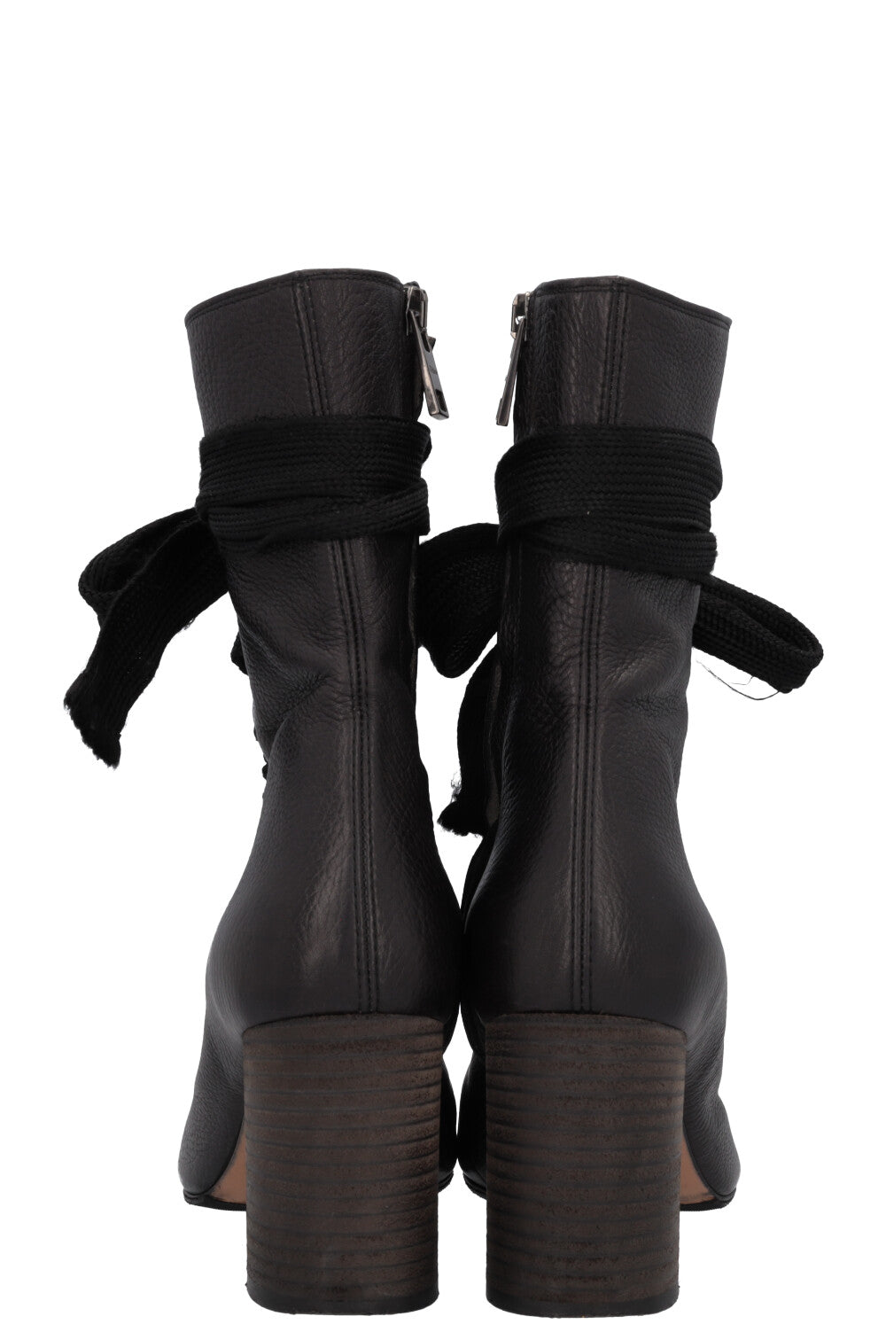 CHLOÉ Harper Lace Up Boots Black