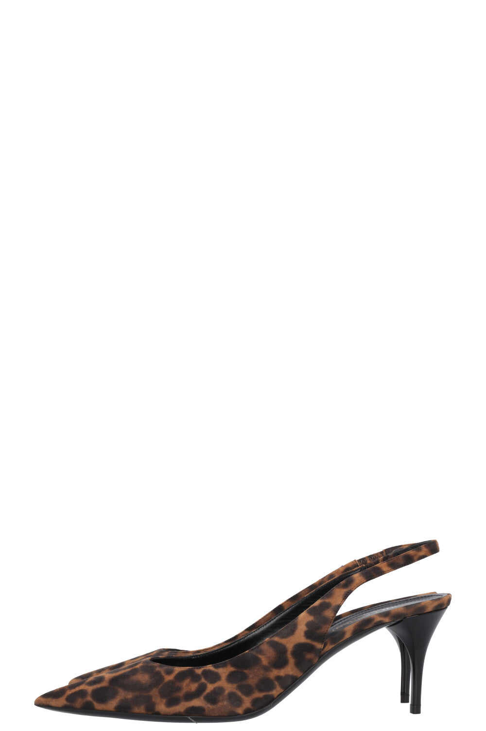 SAINT LAURENT Cherish Slingback Heels Cheetah