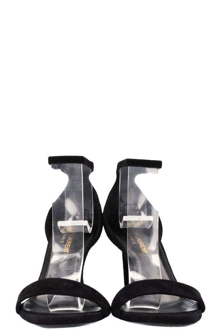 SAINT LAURENT Heels Suede Black