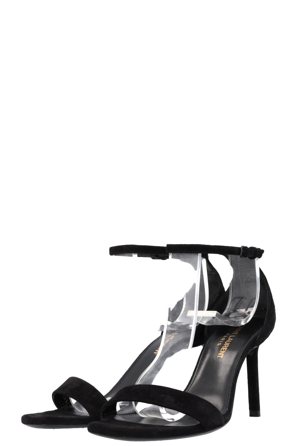 SAINT LAURENT Heels Suede Black