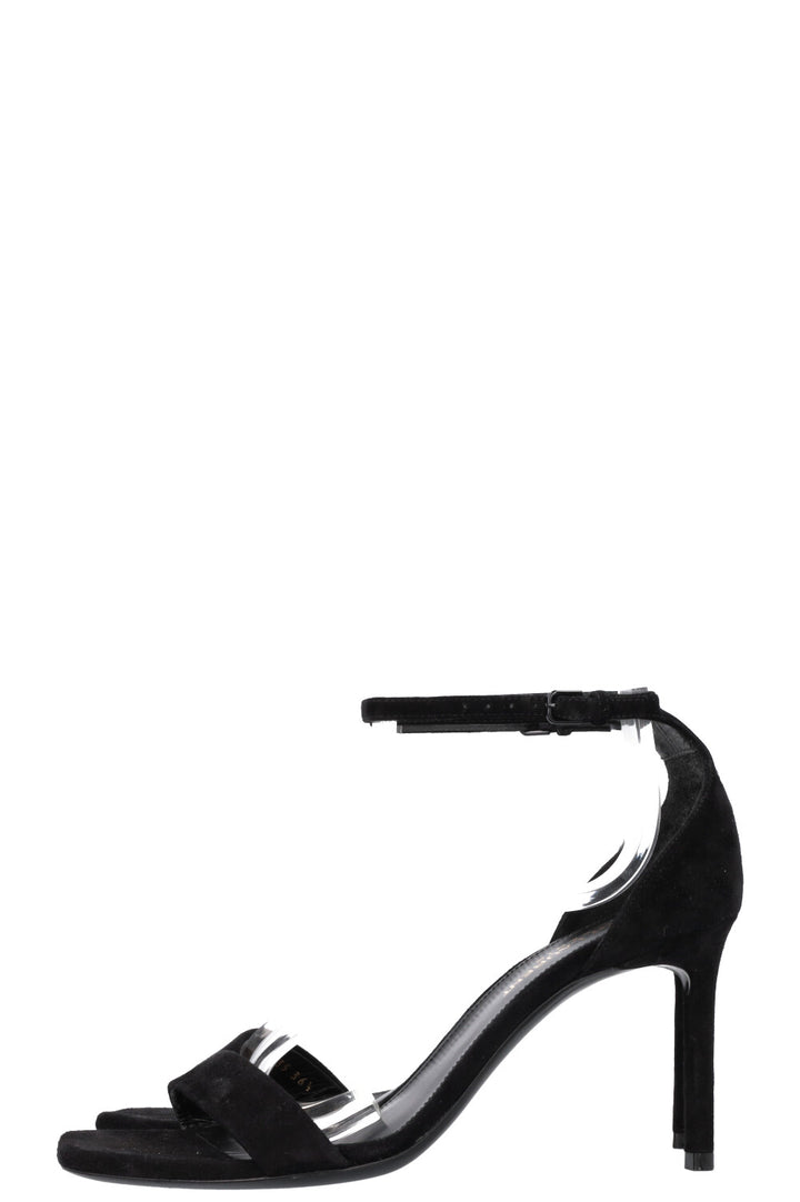SAINT LAURENT Heels Suede Black