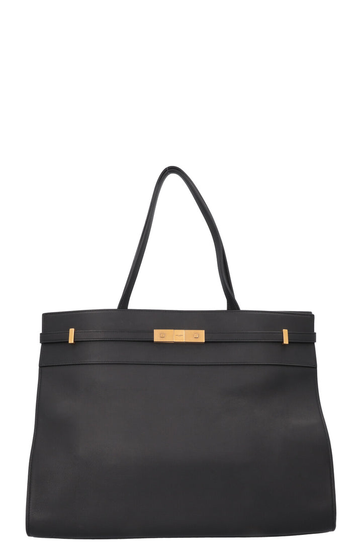 SAINT LAURENT Manhattan Tote Bag Leather Black