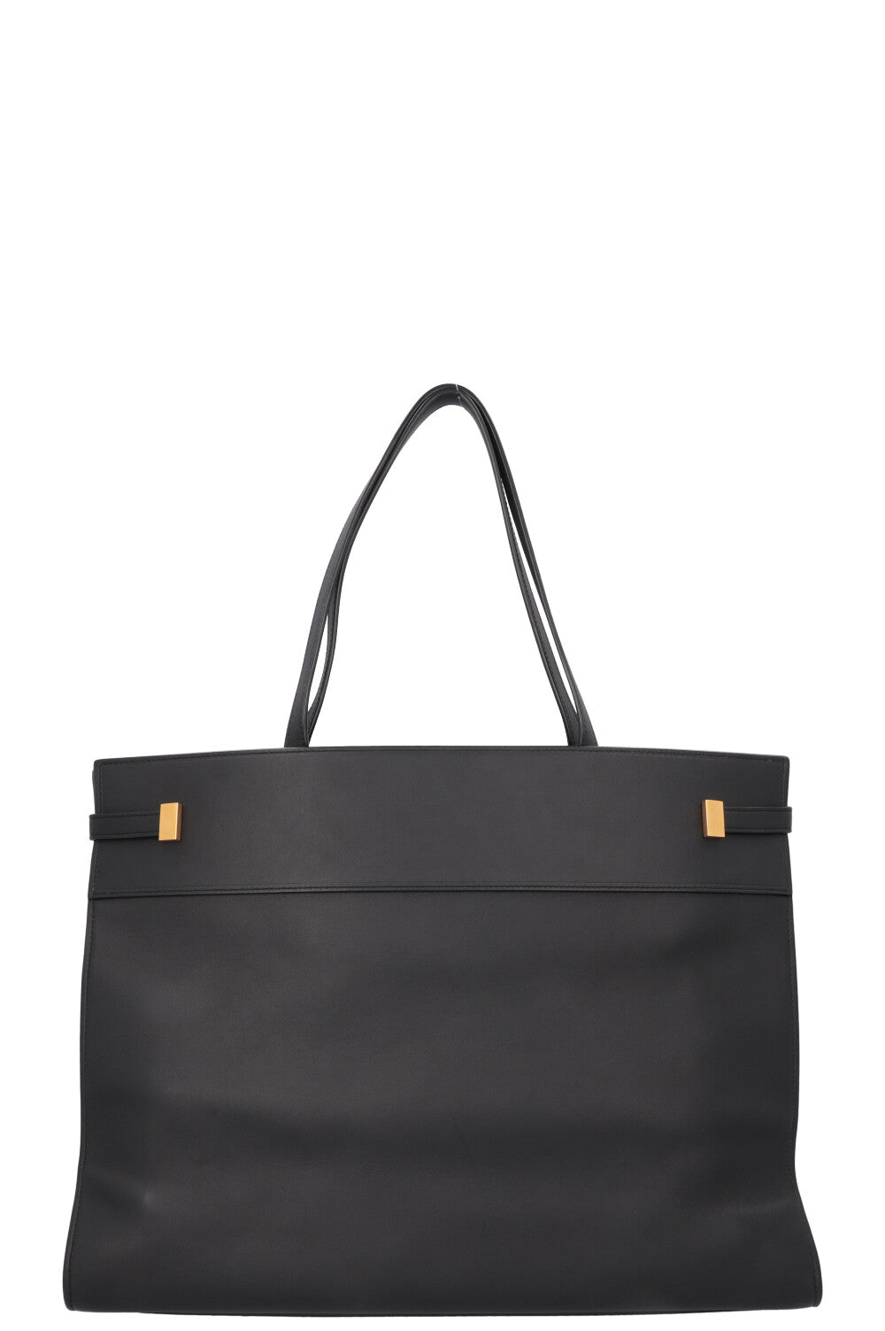 SAINT LAURENT Manhattan Tote Bag Leather Black