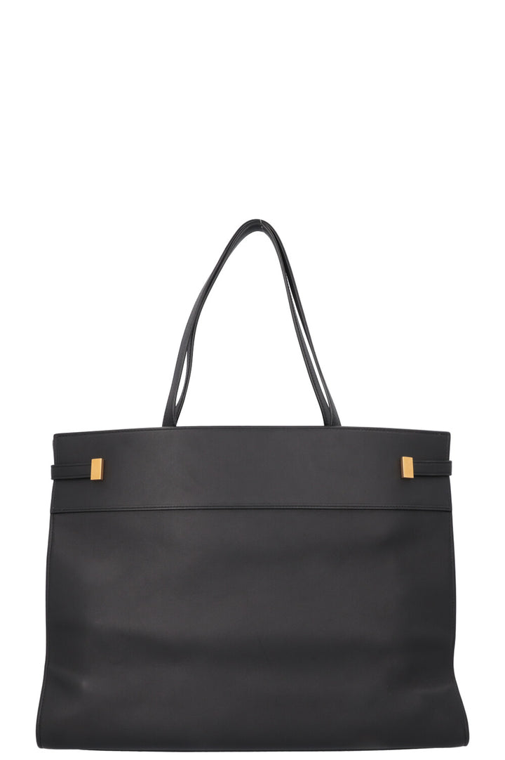 SAINT LAURENT Manhattan Tote Bag Leather Black