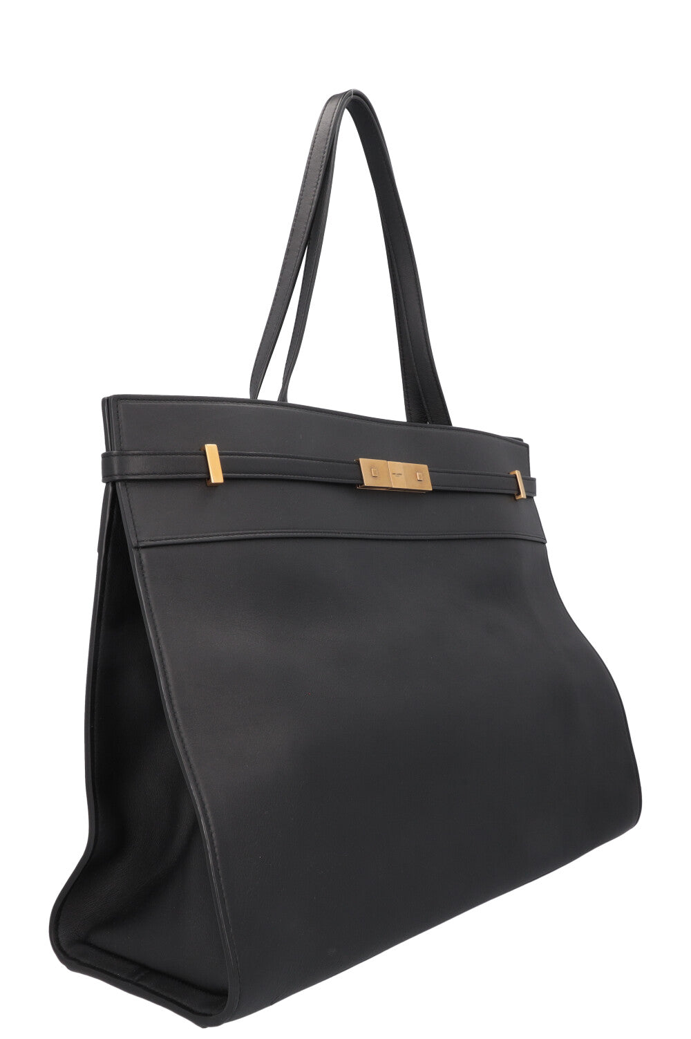 SAINT LAURENT Manhattan Tote Bag Leather Black