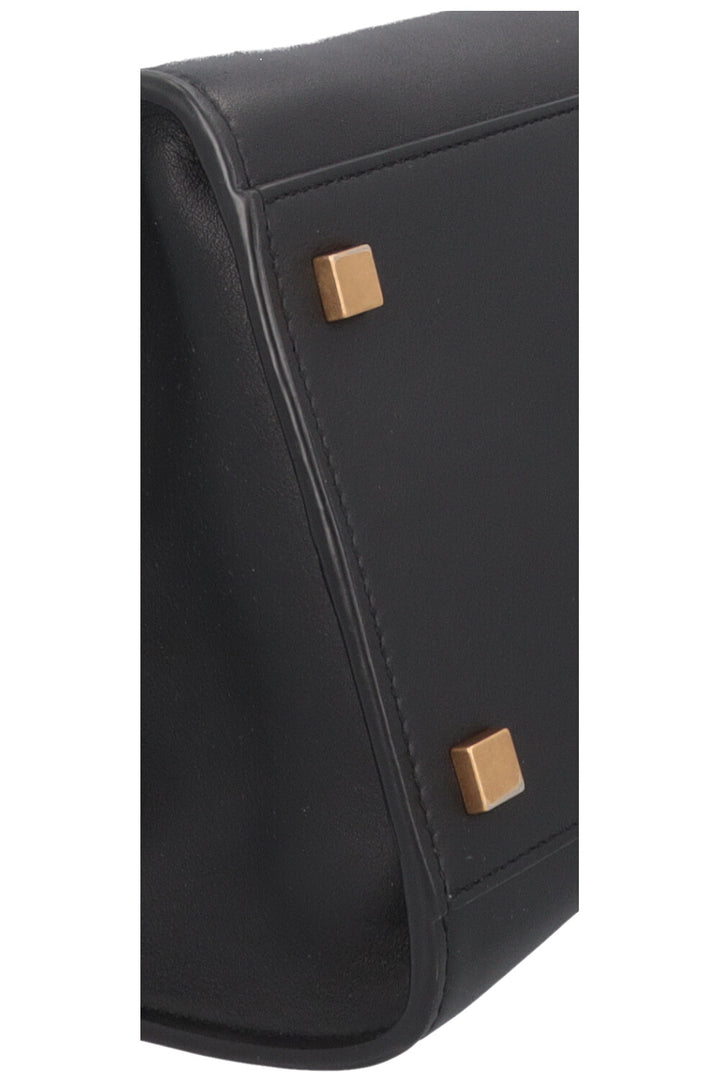 SAINT LAURENT Manhattan Tote Bag Leather Black