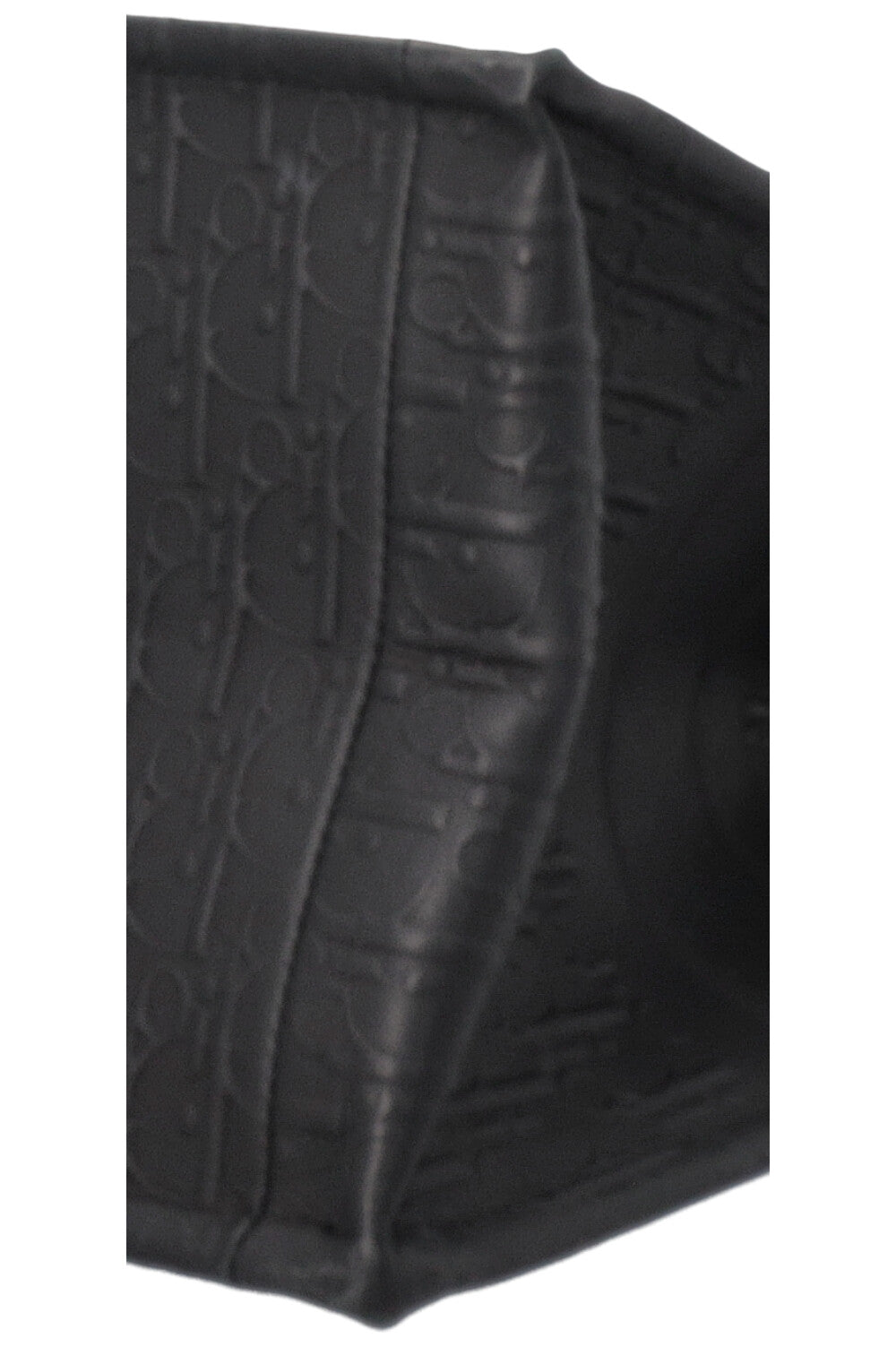 CHRISTIAN DIOR Large Oblique Book Tote Leather Black