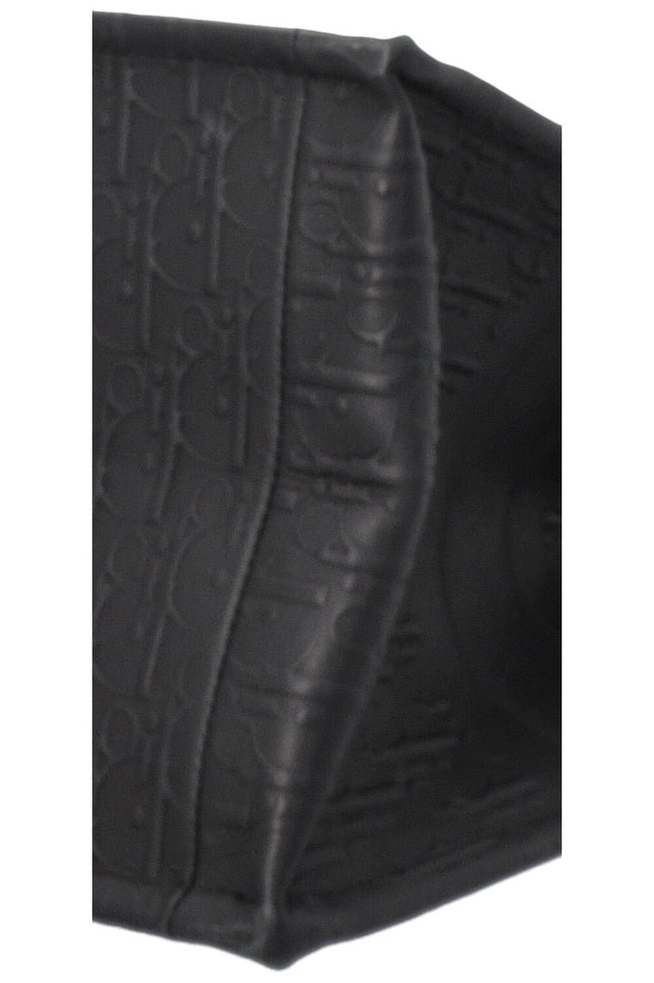 CHRISTIAN DIOR Large Oblique Book Tote Leather Black