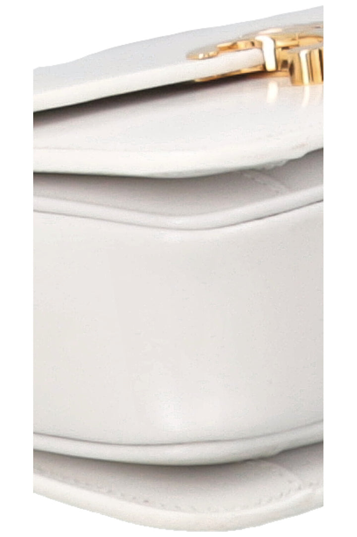 CELINE Teen Triomph Crossbody Bag White