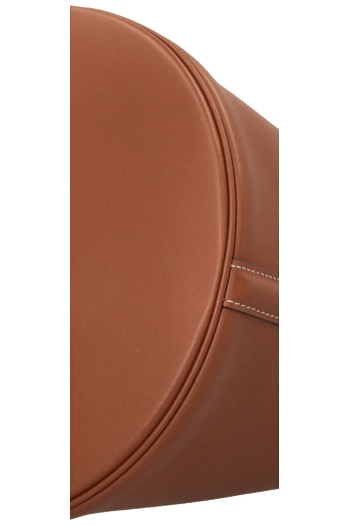 CELINE 16 Bucket Bag Leather Cognac