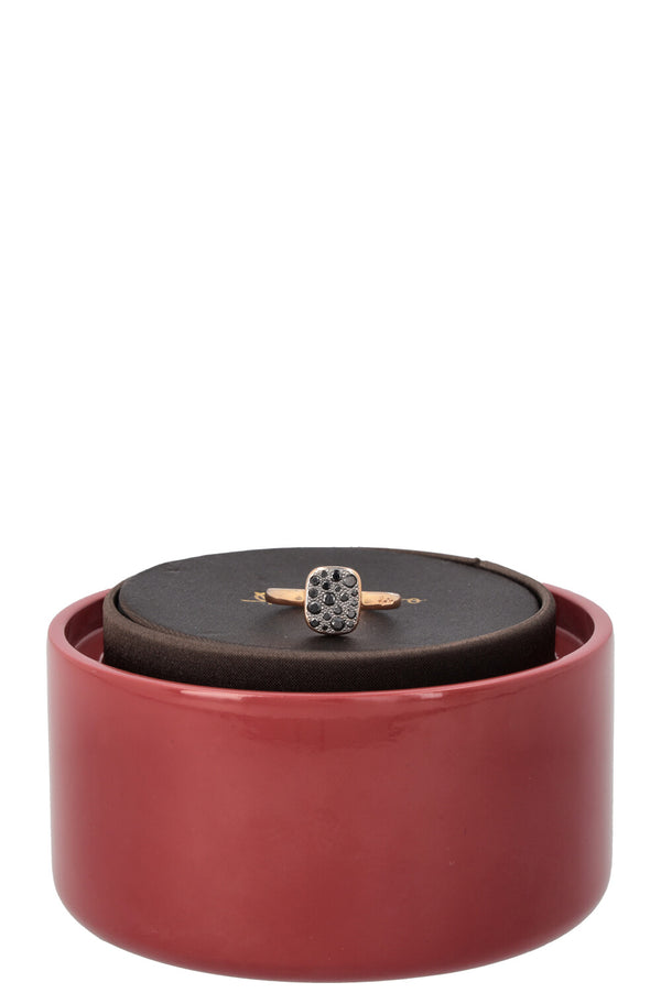 POMELLATO Sabbia Ring 18k Rose Gold Brown Diamonds