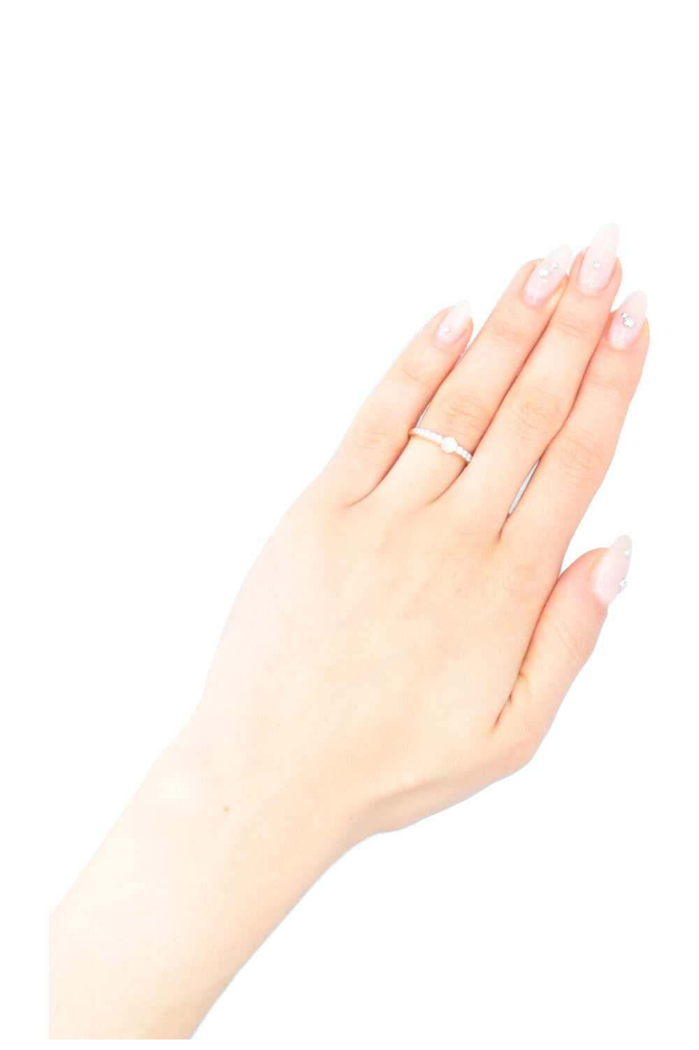 POMELLATO M`ama Non M`ama Ring 18k Yellow Gold Moonstone Diamonds