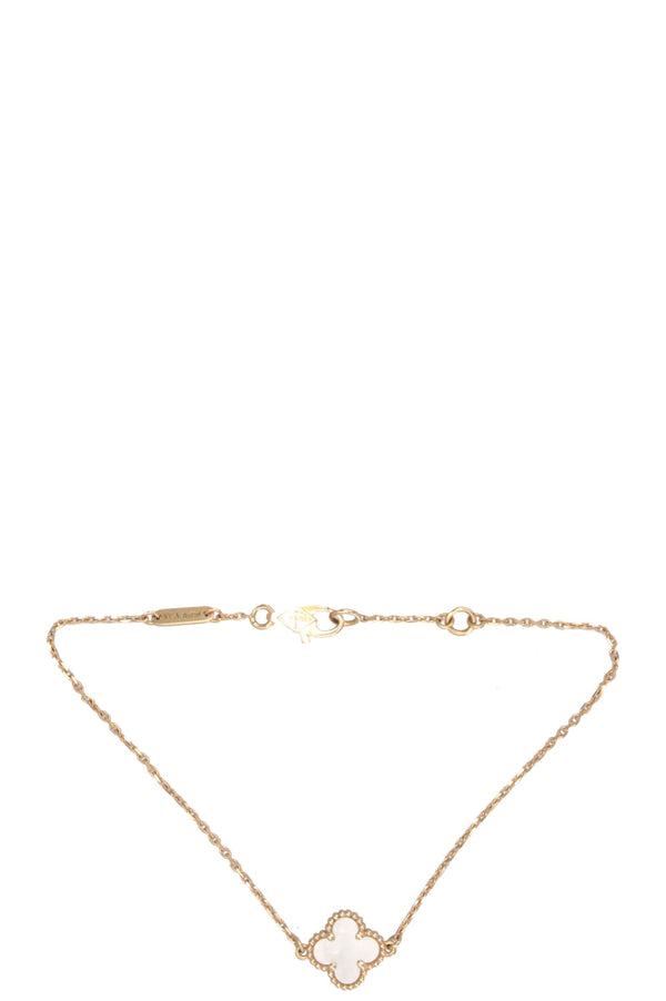 Bracelet Van Cleef &amp; Arpels Sweet Alhambra en or jaune 18 carats