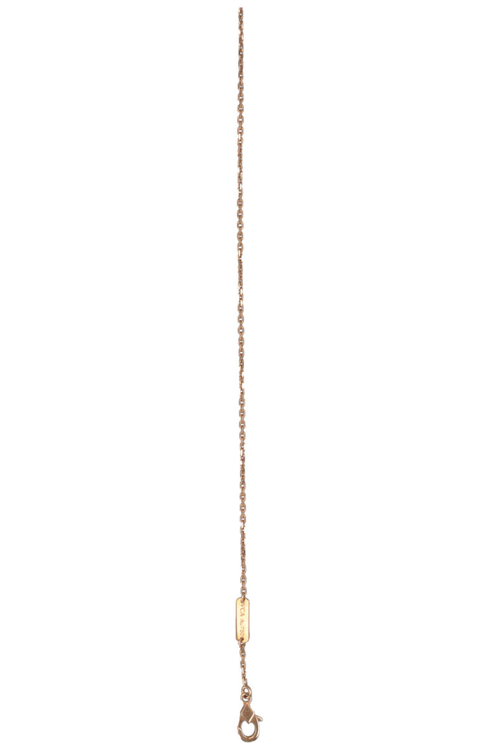 VAN CLEEF &amp; ARPELS Trace Chain Necklace 42 cm 18k Yellow Gold