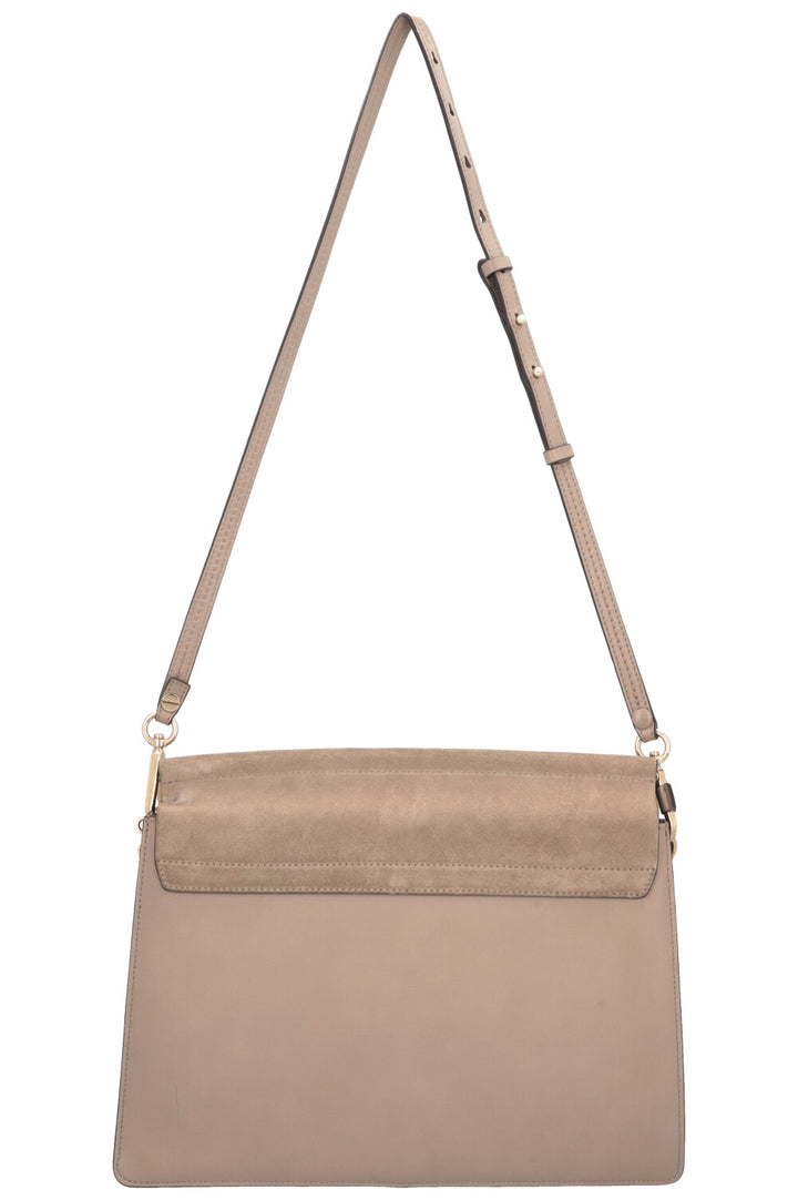 CHLOÉ Faye Medium Bag Leather Beige