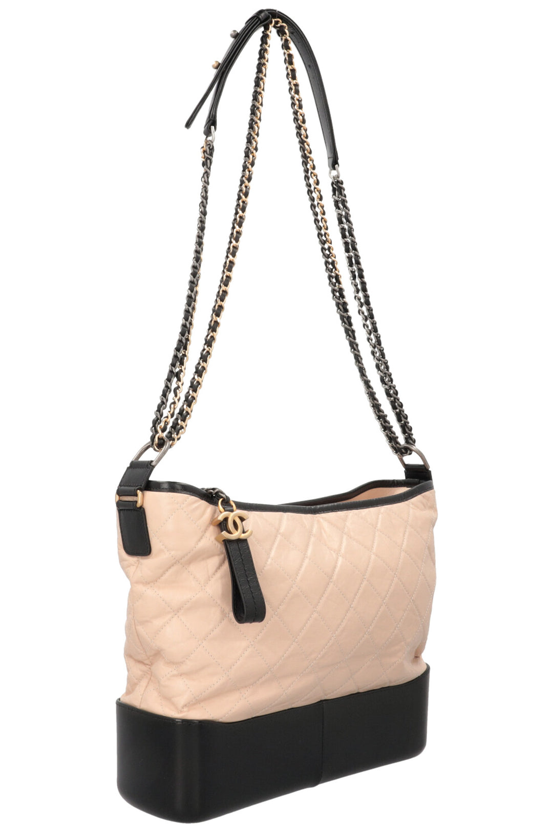 CHANEL Gabrielle Cuir Nude Moyen