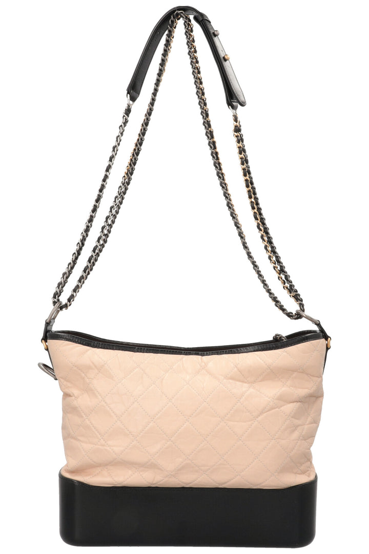 CHANEL Gabrielle Cuir Nude Moyen