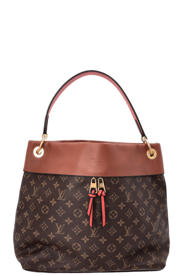 LOUIS VUITTON Tuileries Hobo Bag MNG Canvas