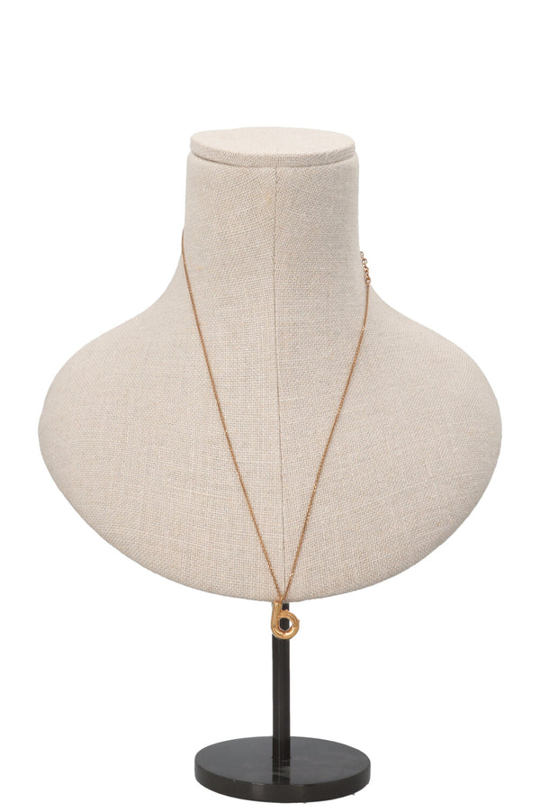 LOUIS VUITTON LV & Me B Necklace Gold